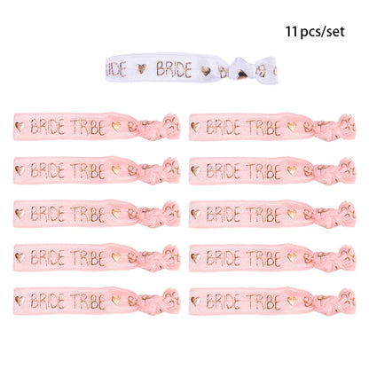 Bride to Be Disposable Tableware Set Plate Cup Napkins Decor Bachelorette Party Hen Night Bridal Shower Decorations Supplies