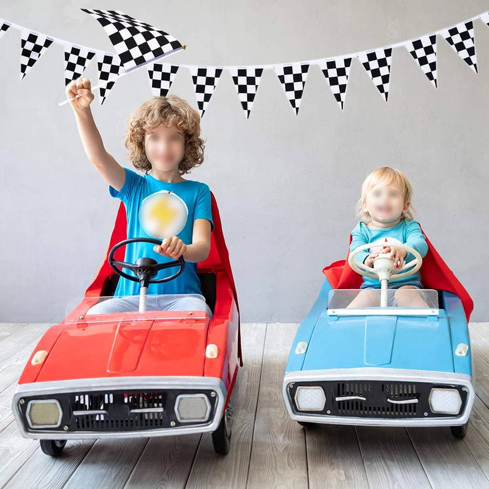 Motocross Dirt Bike Birthday Party Banner Cake Topper Foil Motorcycle Balloon for Boy Kids Motor Theme Party Decoration Supplies