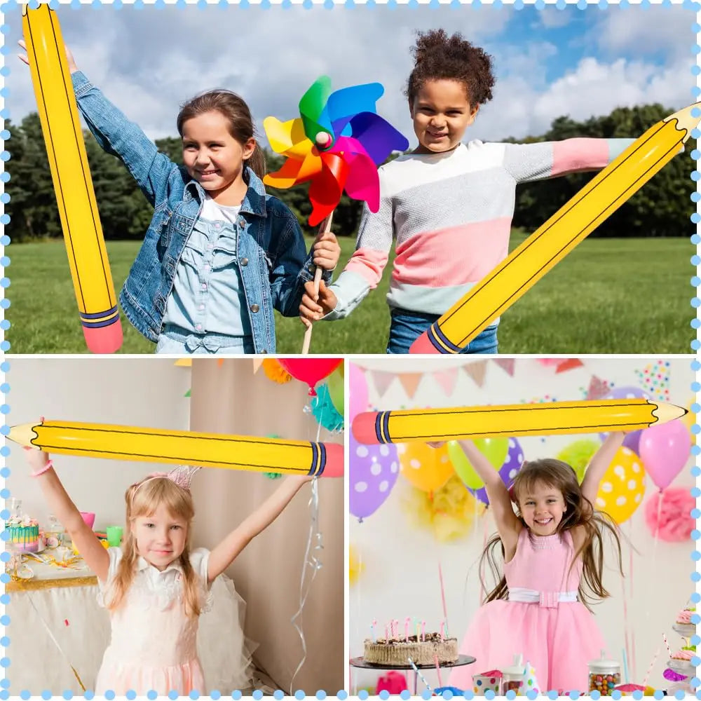 Giant Inflatable Pencil Balloon Hanging School Classroom Garden Room Back to School Graduation Themed Party Decoration