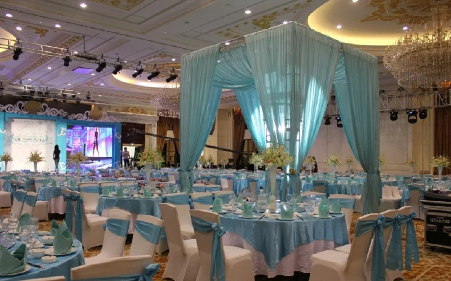 Wedding Decoration Chair Satin Sash Bow Tie Self TIe For BIrthday Party Festival Hotel Holiday Shiny Look Luxury Dining Room