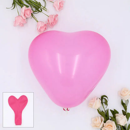 20/50pcs White Heart Balloons Love Inflatable Air Helium Balloon Valentine's Day Marriage Wedding Birthday Party Decor Supplies