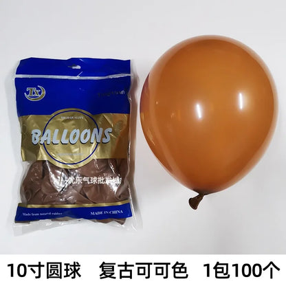 111/77pcs Teddy Brown Bear Balloon Garland Kit for Apricot Blue Balloons Kids Birthday Party Decorations Boy or Girl Baby Shower