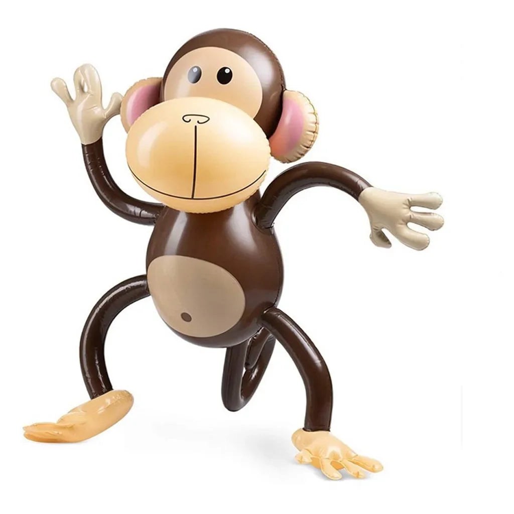 PVC Inflatable Animal Monkey Balloon Dance Monkey Baloon Happy Animal Birthday Party Balon Jungle Safari Birthday Party Decor