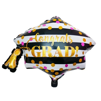 Graduation Party Balloon Owl Helium Globe Foil Balloon Congrats Grad School Celebrations 2024 Party Decorations Globos Ballons