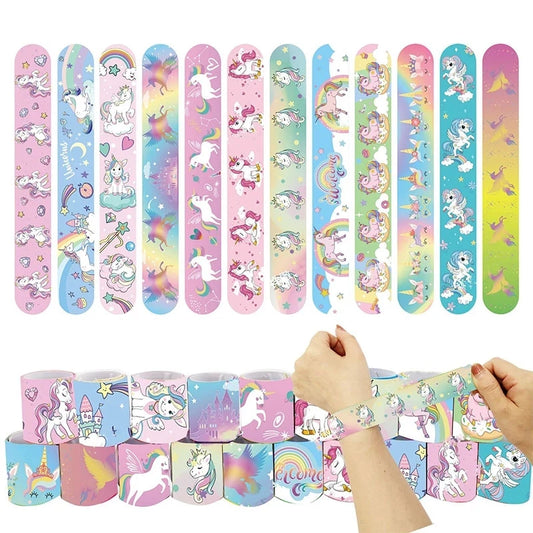 Rainbow Unicorn Party Balloons Disposable Tableware Gift Bags For Kids Girl Unicorn Birthday Party Decoration Favors Supplies