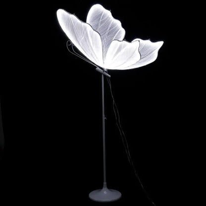 60/80/100cm Wedding Butterfly Floor lamp Creative Butterfly Ceiling Lamp Butterfly Hanging Decoration Prop for Wedding Christmas