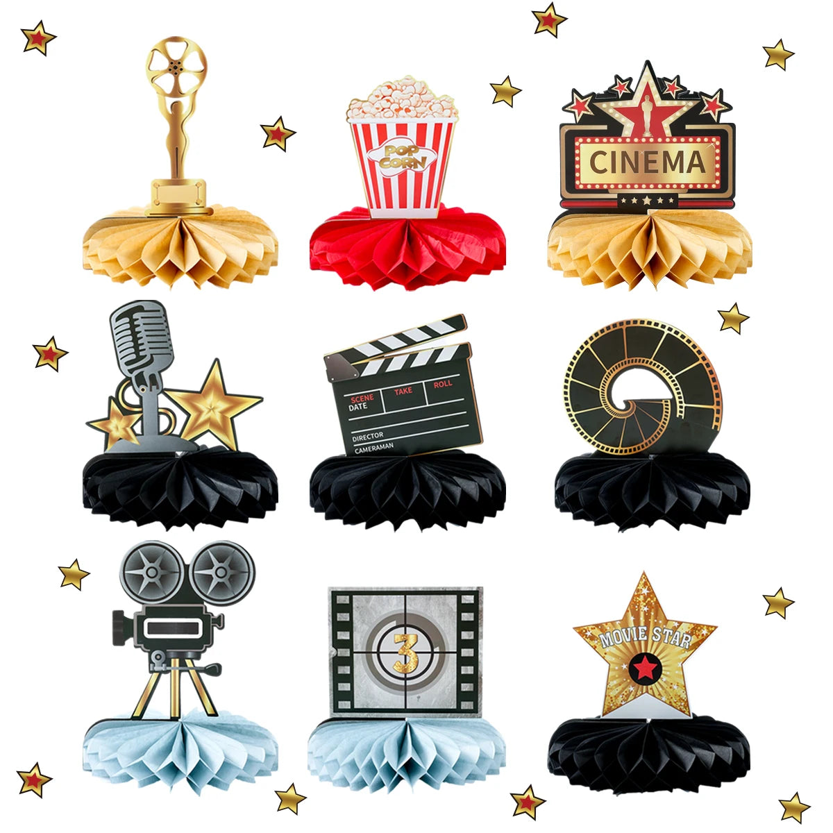 Movie Night Party Decoration Movie Party Disposable Plates Napkins Cups Tablecloth Happy Movie Night Theme Birthday Party Decor