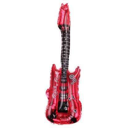 Inflatable Rock Star Toy Ballon Inflatable Party Props Balloons Guitar Saxophone Keyboard Piano Rock Toys Karaoke Party Decors