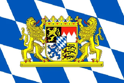 German Bavaria Flag Germany Wittelsbach 90x150cm Polyester Printed Home Outdoor Oktoberfest Bavarian Lion Crest Flags Banners