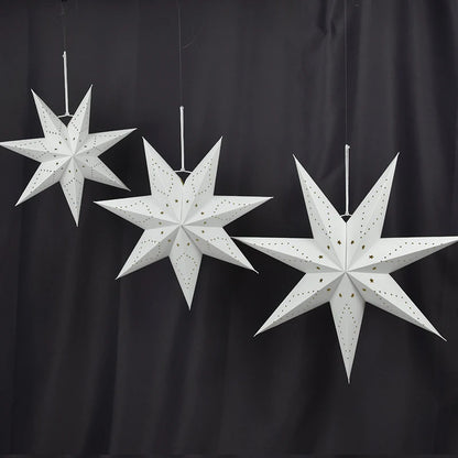 Hollow Star Hanging Pendant Eid Mubarak Ramadan Kareem Decoration Lantern 2024 Islamic Muslim Party Supplies Christmas Birthday