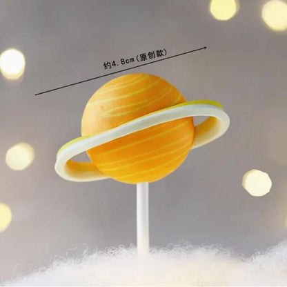 Astronaut Theme Cake Topper Planet Space Rocket Spaceship Birthday Decor Kids Boy Girl Birthday Party Baby Shower Decoratings