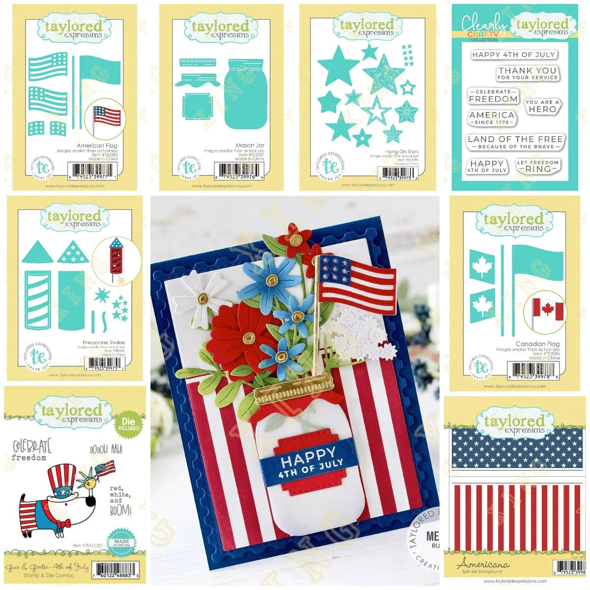 Since 1776 Happy 4th of July New Cutting Dies And Stamps Scrapbook Diary Decoration Stencil Embossing Template DIY Greeting Card