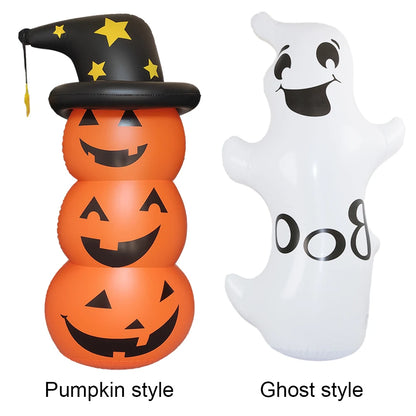 Halloween Ghost Inflatable Model Windproof Stacked Inflatable Pumpkins Horror Festival Theme Indoor Outdoor Garden Decorations