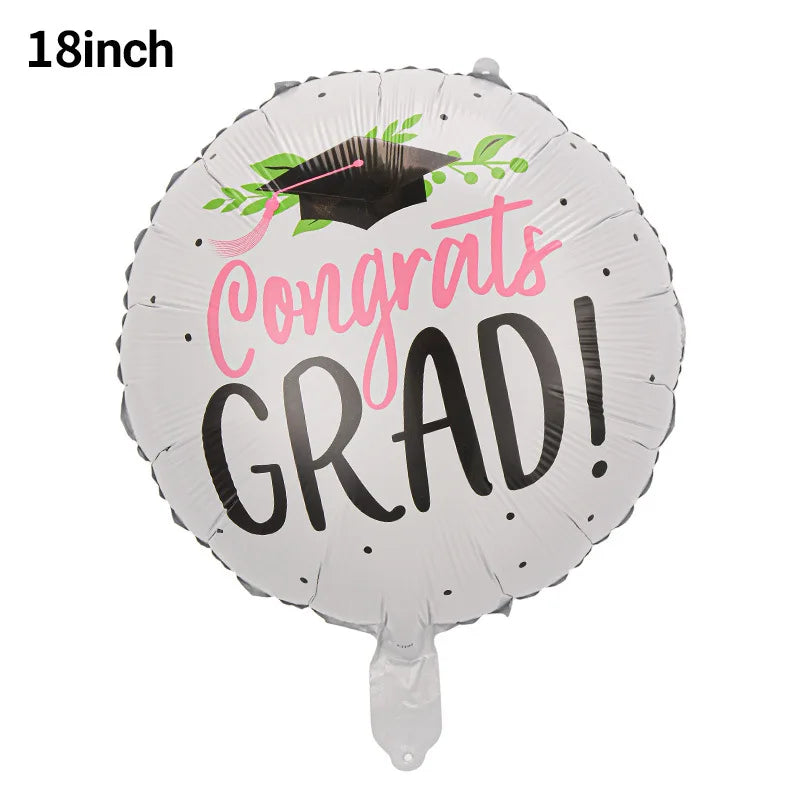 Graduation Party Balloon Owl Helium Globe Foil Balloon Congrats Grad School Celebrations 2024 Party Decorations Globos Ballons