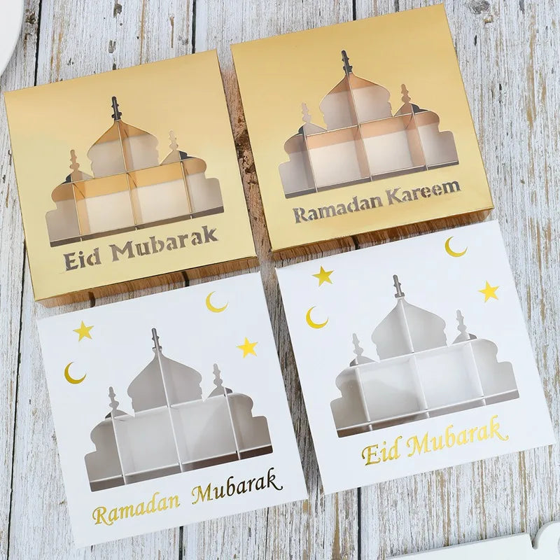EID Mubarak Decor Candy Box Ramadan Decoration 2025 for kid Packaging Box Ramadan Kareem Islamic Muslim Party Eid Al Adha Gifts