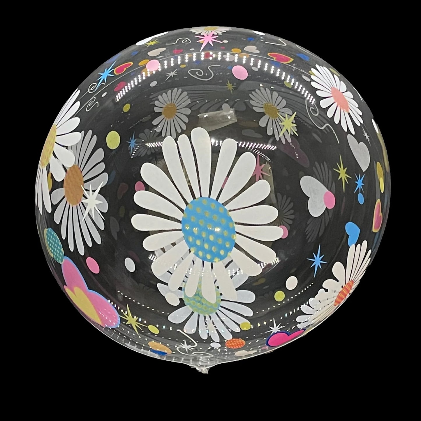 5/10/30pcs LOVE Heart Printed Bubble Balloon 20inch Transparent Bobo Balloon Wedding Birthday Party Valentine's Day Decoration