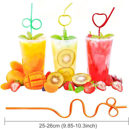 Crazy Unique Decoration Silly Plastic Drinking Straws  Bluk 10 Styles for Daily Party Festiivty Clod Drink BPA free