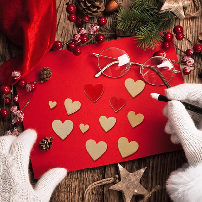1-10cm Unfinished Wooden Hearts Love Blank Wood Slices DIY Wooden Crafts For Christmas Painting Wedding Ornaments