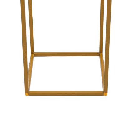 10Pcs/4Pcs Metal Golden Rectangular Frame Backdrop Wedding Rack Arch For Birthday Party Backdrop Wedding DLY Decor