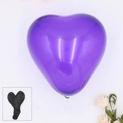 20/50pcs White Heart Balloons Love Inflatable Air Helium Balloon Valentine's Day Marriage Wedding Birthday Party Decor Supplies