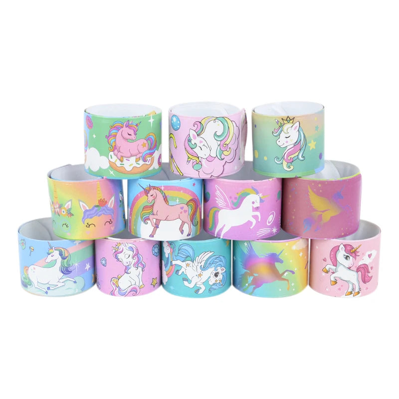 Rainbow Unicorn Party Balloons Disposable Tableware Gift Bags For Kids Girl Unicorn Birthday Party Decoration Favors Supplies
