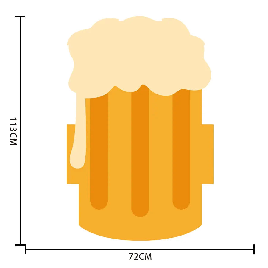 Carnival Funny Cosplay Beer Costumes Loose Stage Props Wacky Performances Clothes Men Women Suits Oktoberfest Holiday Wear