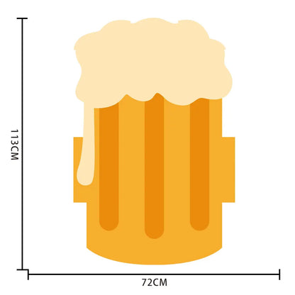 Carnival Funny Cosplay Beer Costumes Loose Stage Props Wacky Performances Clothes Men Women Suits Oktoberfest Holiday Wear