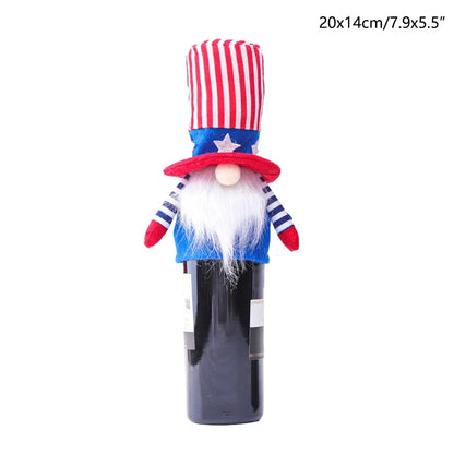 16 Styles American Independence Day Decoration Gnome Doll Patriotic Veterans Day Plush Gnome Doll 4th of July Decor Easter Gnome