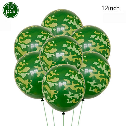 Camouflage Birthday Party Tank Cake Topper Happy Birthday Sign Cake Decor Soldier Camouflage Army Military Birthday Party Decors