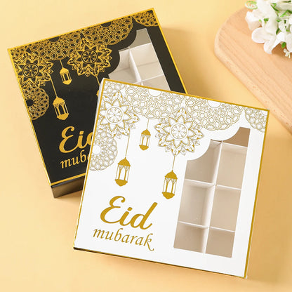 EID Mubarak Decor Candy Box Ramadan Decoration 2025 for kid Packaging Box Ramadan Kareem Islamic Muslim Party Eid Al Adha Gifts