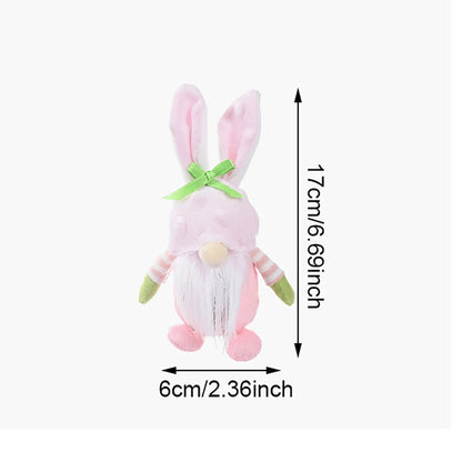 Easter Bunny Gnome Decorations,Rabbit Plush Dolls For Kids,Easter Spring Ornaments 2025