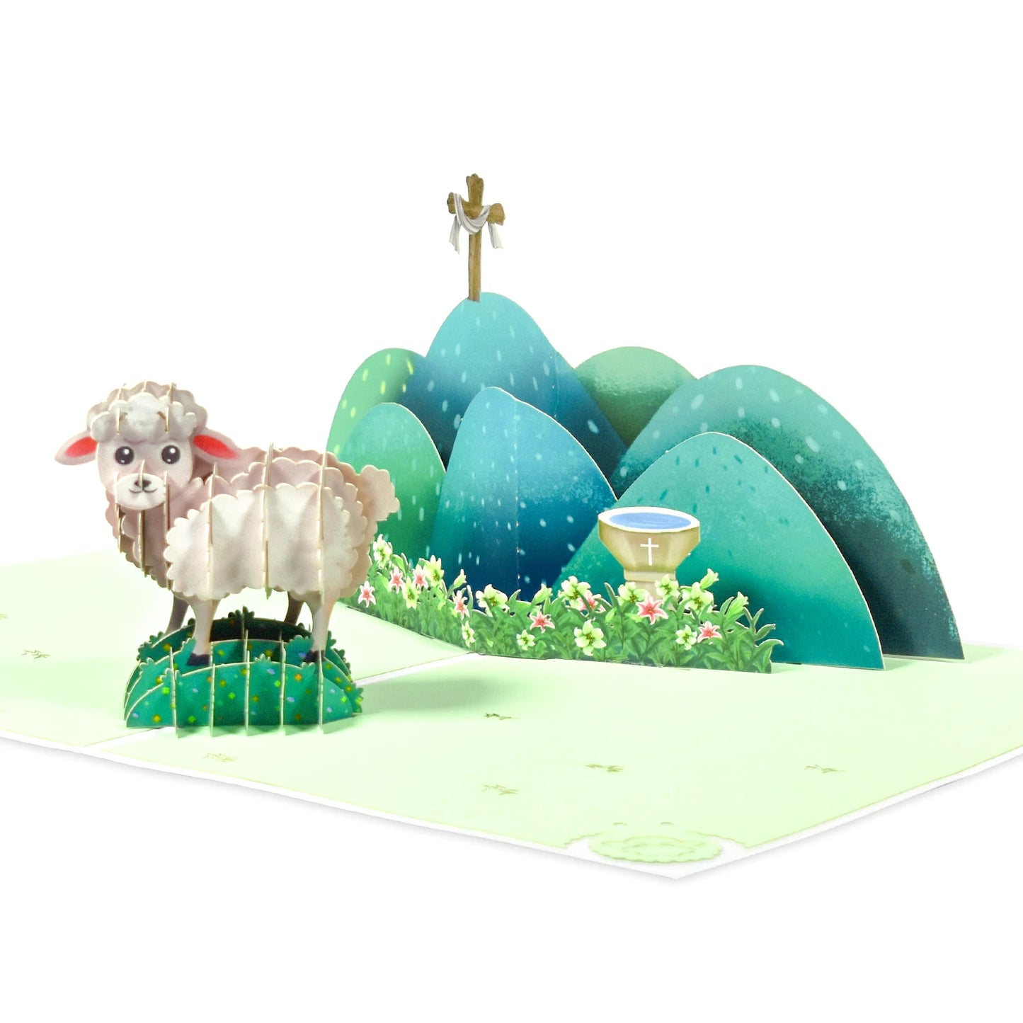 3D Pop-Up Baptism Card - Perfect for Baby Christening Party Greeting, Newborn Celebration, Keepsake Gift Card