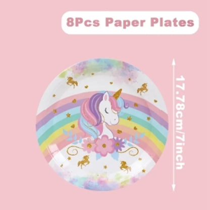 Unicorn 3D Paper Candy Boxes Gift Packing Box Unicorn Theme Party Decoration Kids Wedding Baby Shower Party Supplies Favors