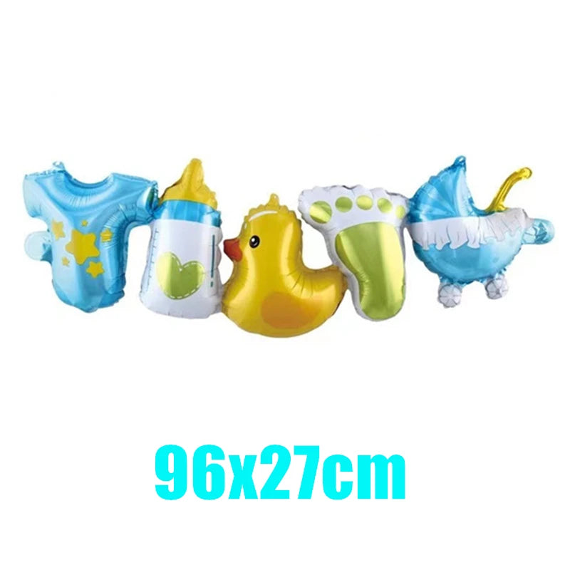 Boy Or Girl Gender Reveal Disposable Tableware Plate Cup Banner Balloons Baby Shower Gender Reveal Party Decorations
