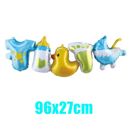 Boy Or Girl Gender Reveal Disposable Tableware Plate Cup Banner Balloons Baby Shower Gender Reveal Party Decorations