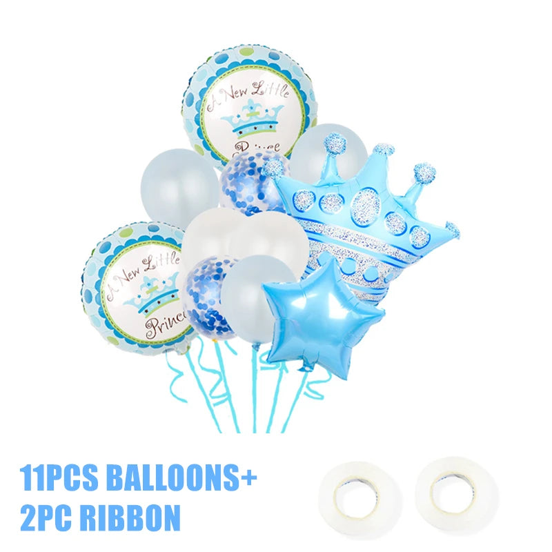 Boy Or Girl Gender Reveal Disposable Tableware Plate Cup Banner Balloons Baby Shower Gender Reveal Party Decorations