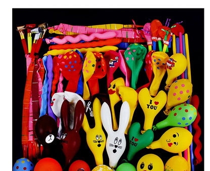 50/100pcs 3D Cartoon Balloons Special-Shape Birthday Party Decoration Helium Inflatable Balloons Animal Duck Rabbit Balloon