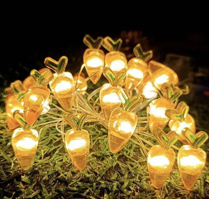 1.5m 10led Easter Rabbit Egg Light String Bunny Carrot Chick Lantern Strings Kids Happy Easter Day Party Decor For Home 2025