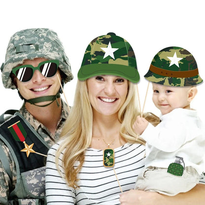 Military Party Decoration Set Camouflage Netting Tableware 4D Tank Balloon Camo Army Soldier Armored Vehicle Kids Birthday Gifts