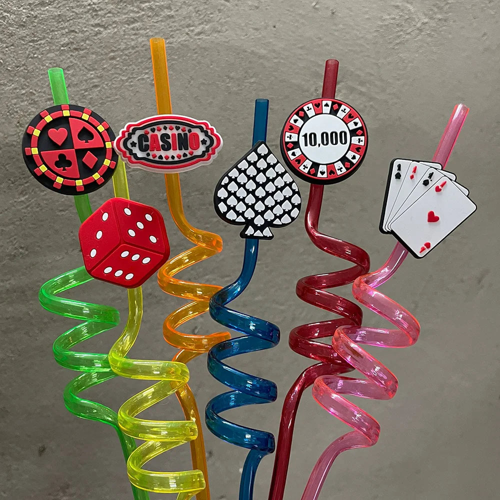 Casino Birthday Decorations Las Vegas Party Foil Curtains Backdrop Balloon New Years Eve Party Poker Decor Supplies