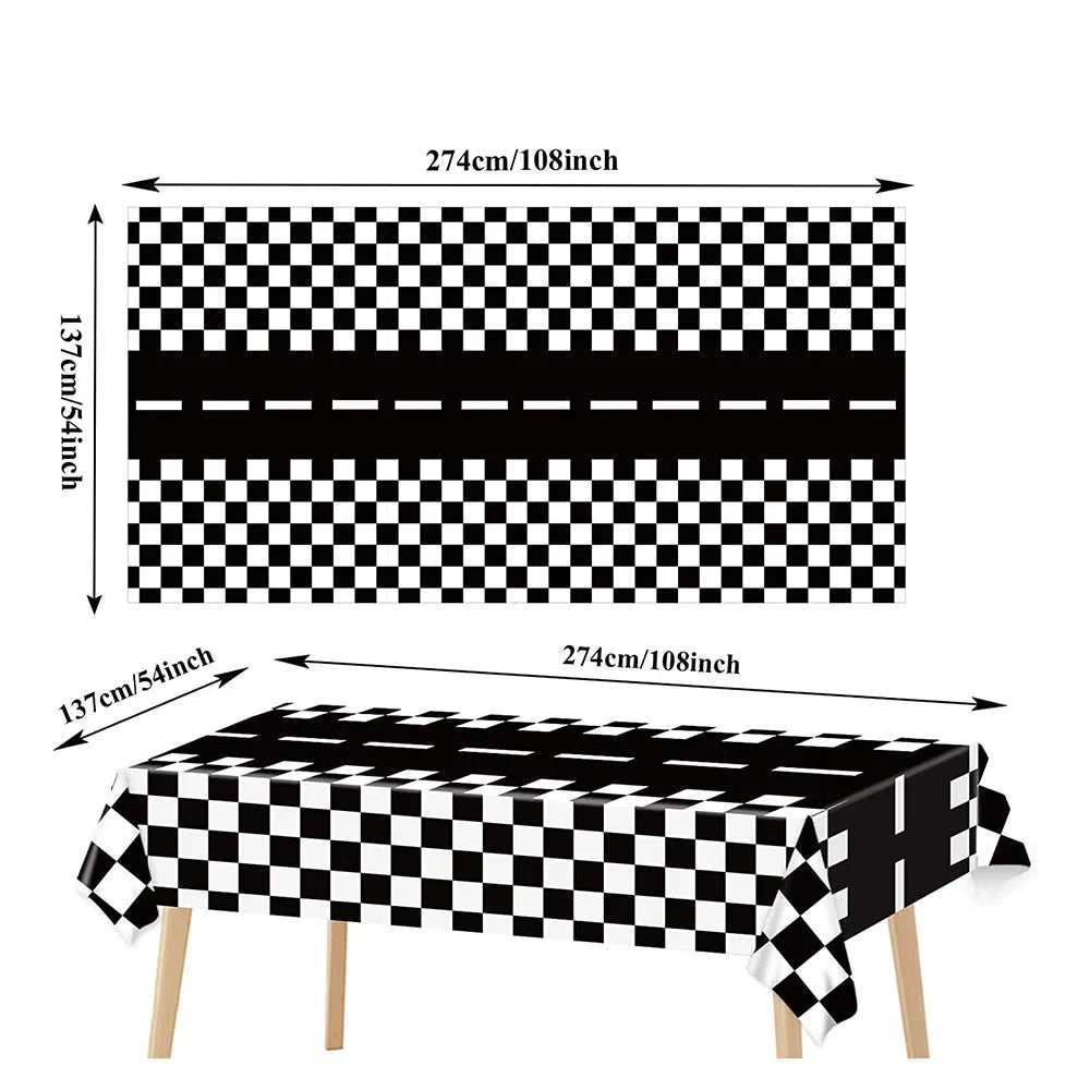 Monster Truck Birthday Party Paper Plates Cup Napkin Tablecloth Balloon Hanging Swirls Banner Monster Truck Birthday Party Decor