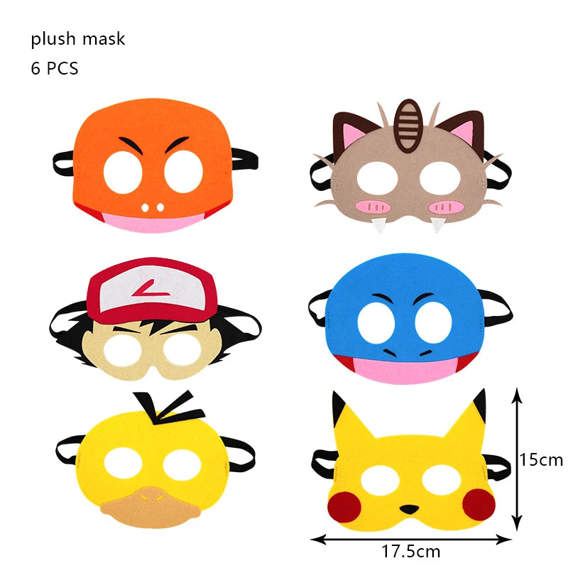 Pokemon Birthday Party Decoration New Lightning Pikachu Balloon For Kids Event Supplies Disposable Tableware Banner Backdrop