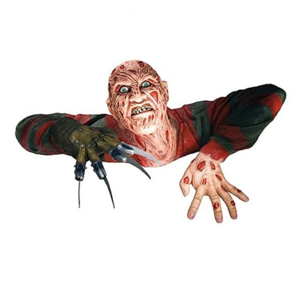 30CM Horror Creeper Zombie Indoor/Outdoor Garden Statue Halloween Decoration Halloween Resin Sculpture Home Party Decor Gift
