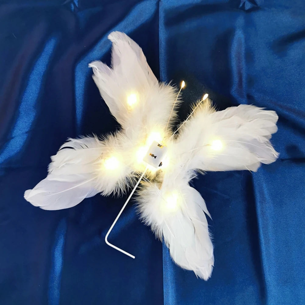 New LED Lamp Pearl Crown Cake Topper Decor Princess Party Top Topper Happy Birthday Cake Decorating Tools Gift Wedding Supplies