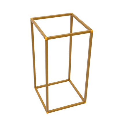 10Pcs/4Pcs Metal Golden Rectangular Frame Backdrop Wedding Rack Arch For Birthday Party Backdrop Wedding DLY Decor