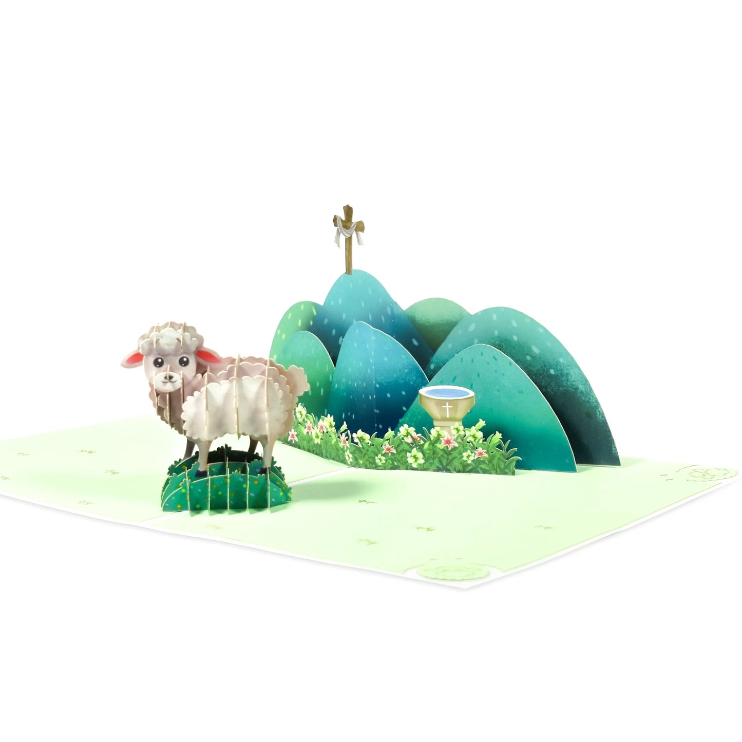 3D Pop-Up Baptism Card - Perfect for Baby Christening Party Greeting, Newborn Celebration, Keepsake Gift Card