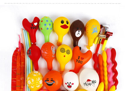 50/100pcs 3D Cartoon Balloons Special-Shape Birthday Party Decoration Helium Inflatable Balloons Animal Duck Rabbit Balloon