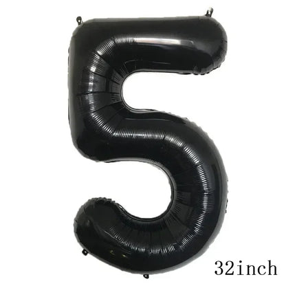 1set How Train Dragon Balloons No Teeth Toothlessing Green Eye Black Loong Party Decoration Happy Birthday Banner Cake Topper