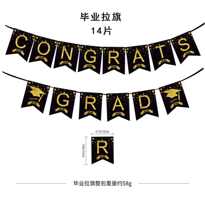 Congrats Graduation Party Tablecloth Table cover supplies Congrats Grad Tablecloth 2025 Congrats Grad Party decoration Banner