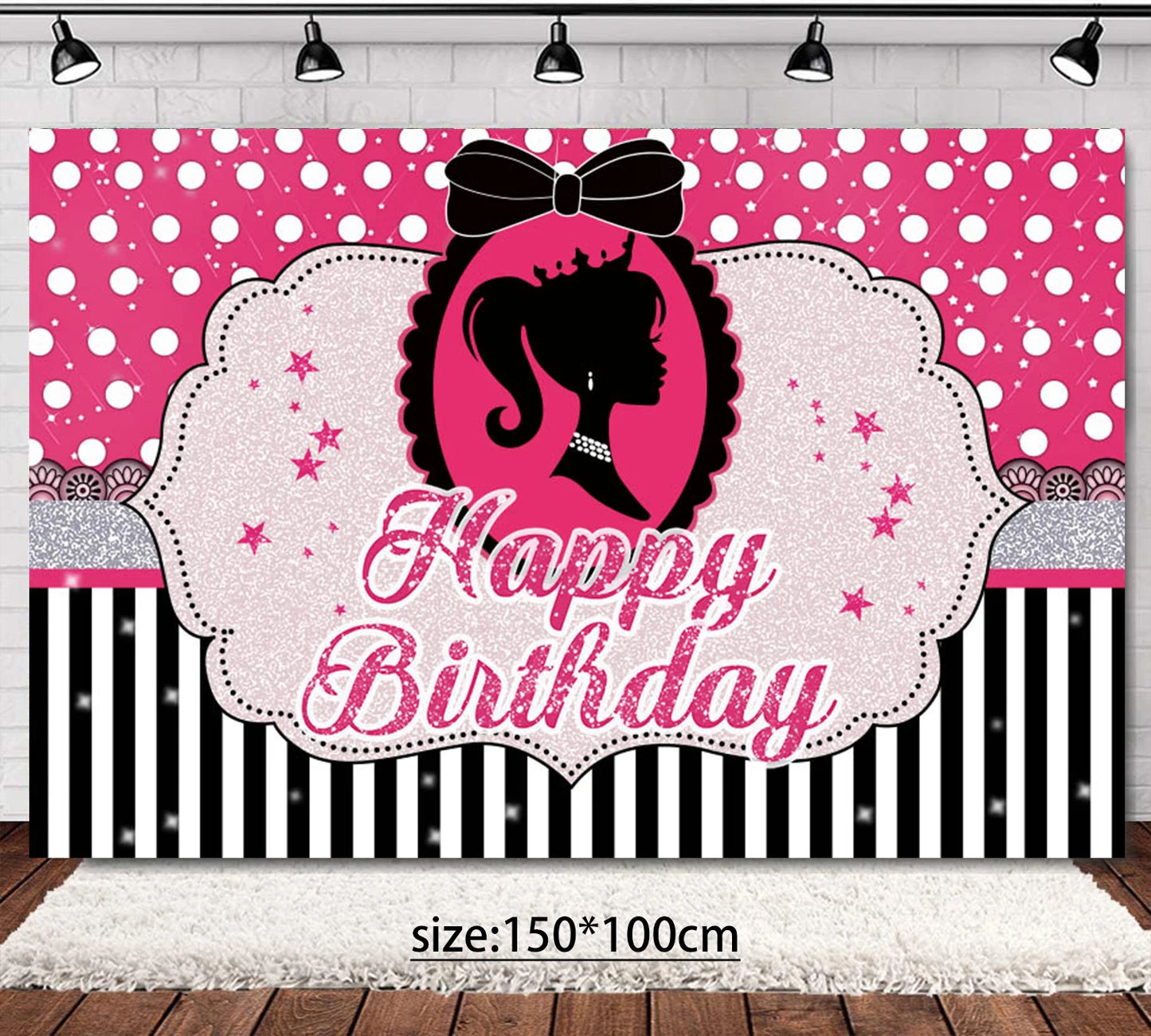 MINISO Barbie Birthday Party Decorations Tableware Paper Cups Plates Napkins Balloons Banner Backdrop Pink Baby Shower Supplies